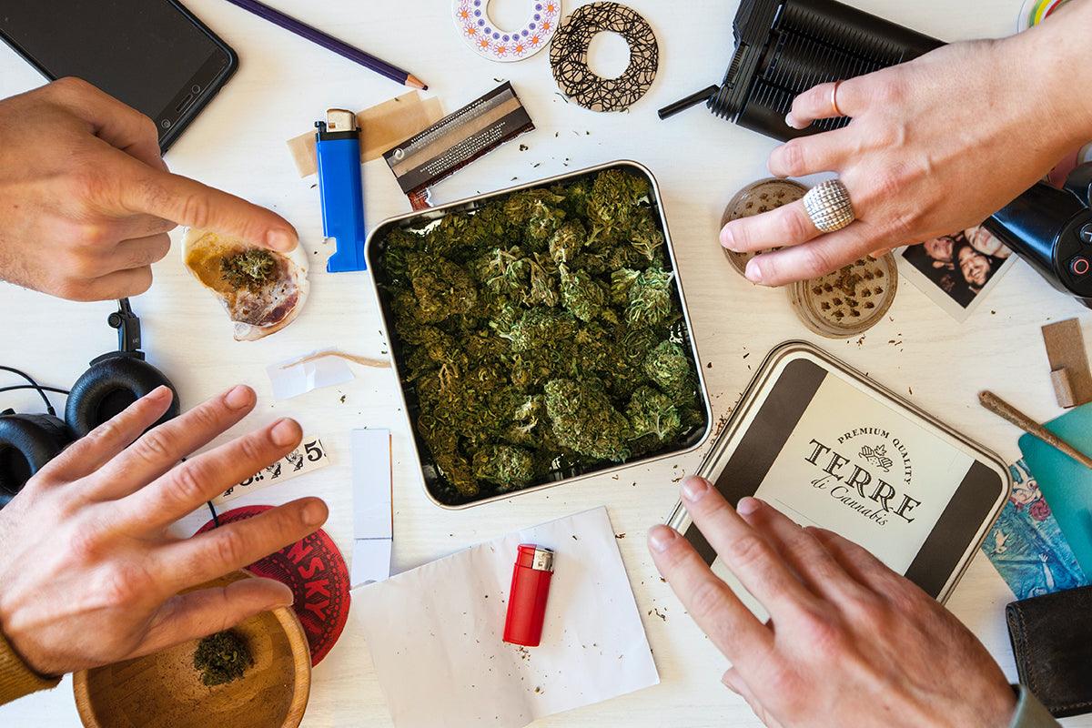 Vaporizzatore con cannabis light